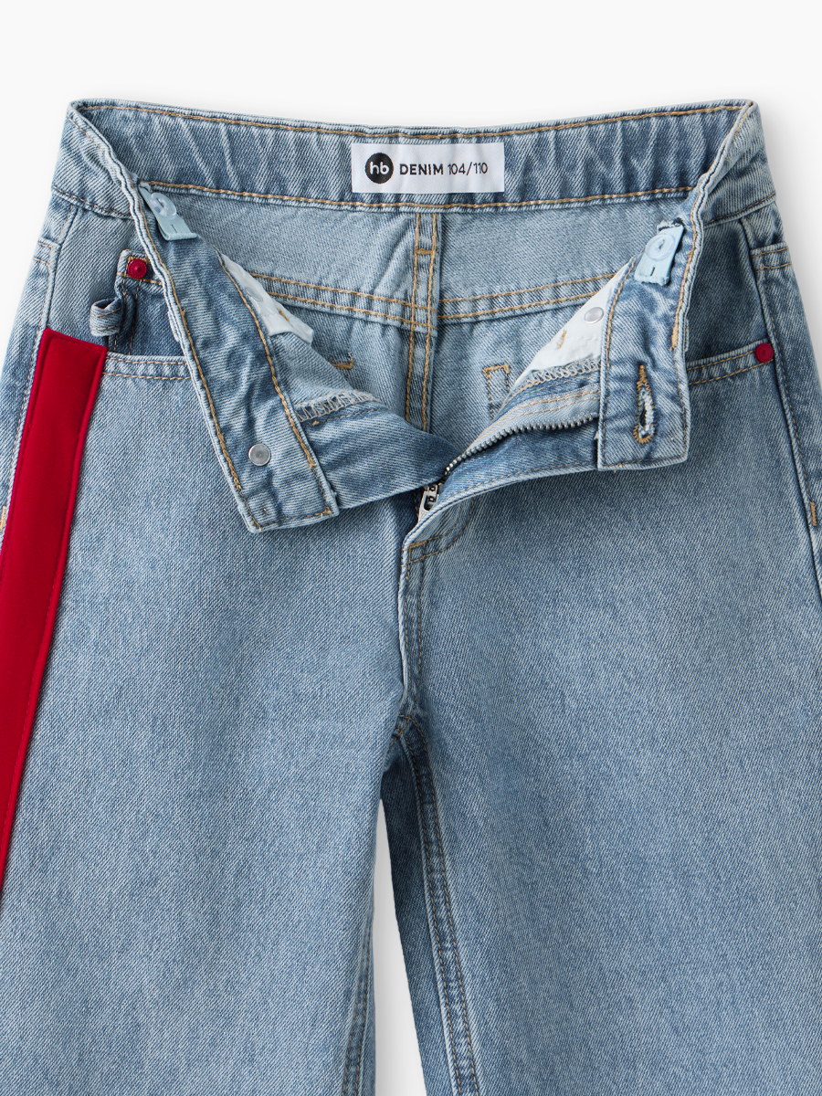 Джинсы Happy Baby 88592_blue_with_bow - фото 7