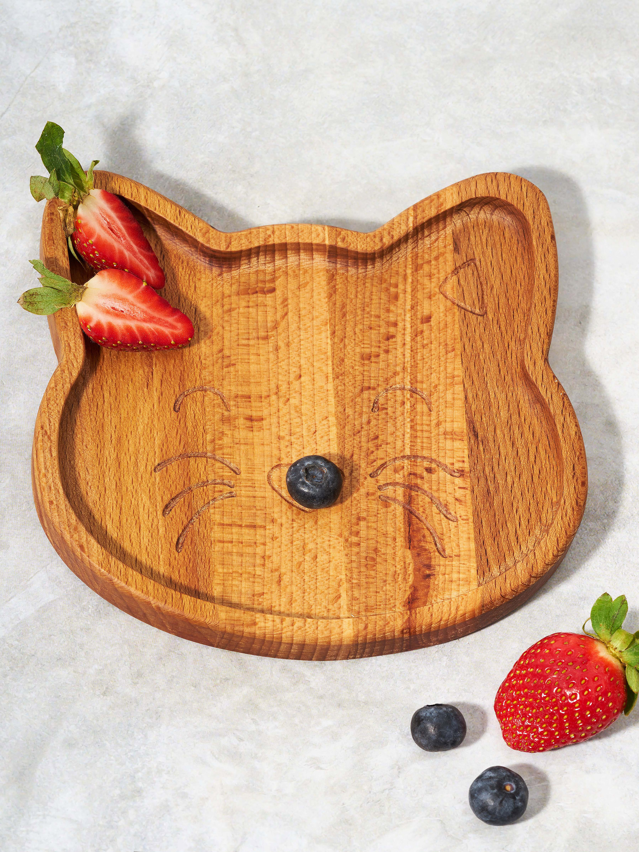 Тарелка детская Plates and More деревянная - фото 1