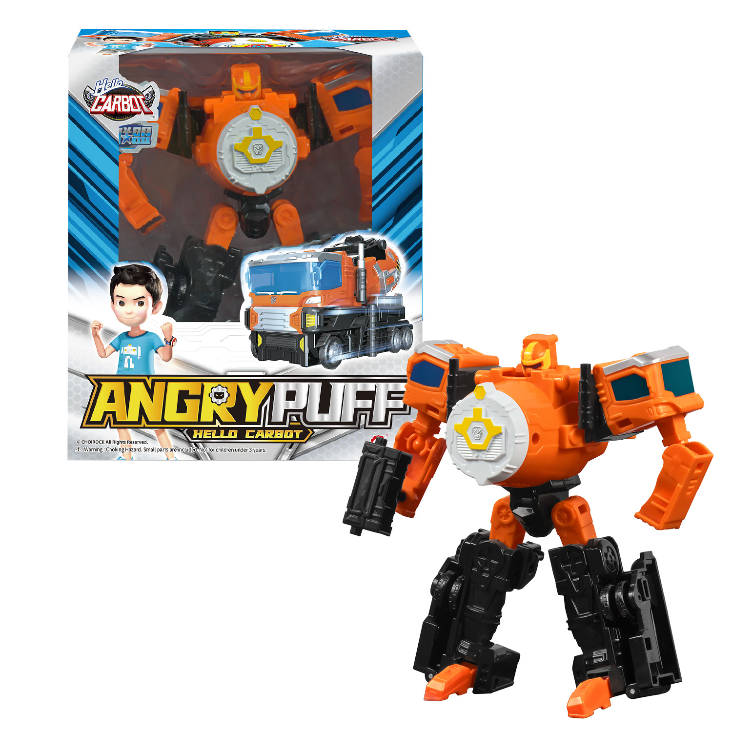 Игровой набор Hello Carbot Трансформер AngryPuff 16 см S7 - фото 6