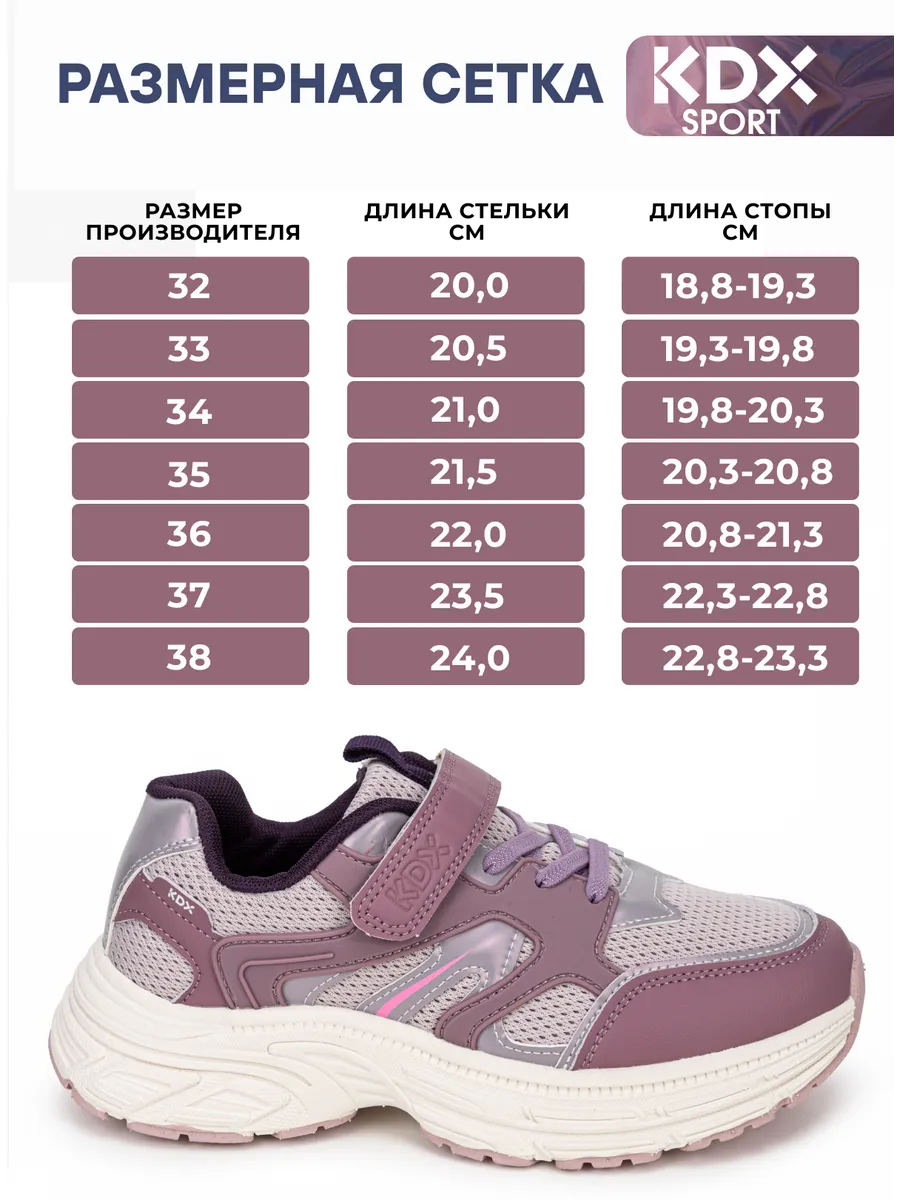 Кроссовки KDX MU-62 pink - фото 4