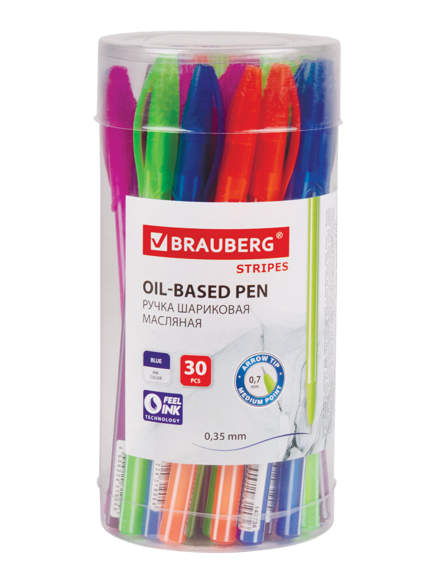 Ручка шариковая Brauberg 30 шт. - фото 16