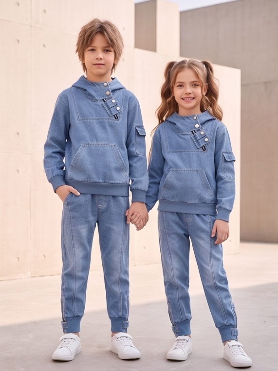 Костюм Artcher kids КостюмДжинс0001Голубой - фото 2