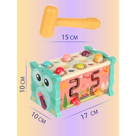 Игрушка Veld Co сортер Сова Стучалка