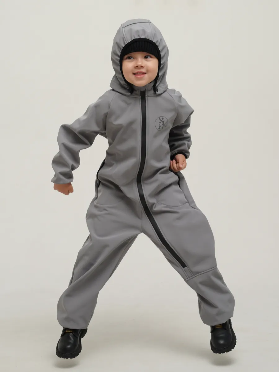 Комбинезон Супер Пупс Комб/сф/окант/серый - фото 26