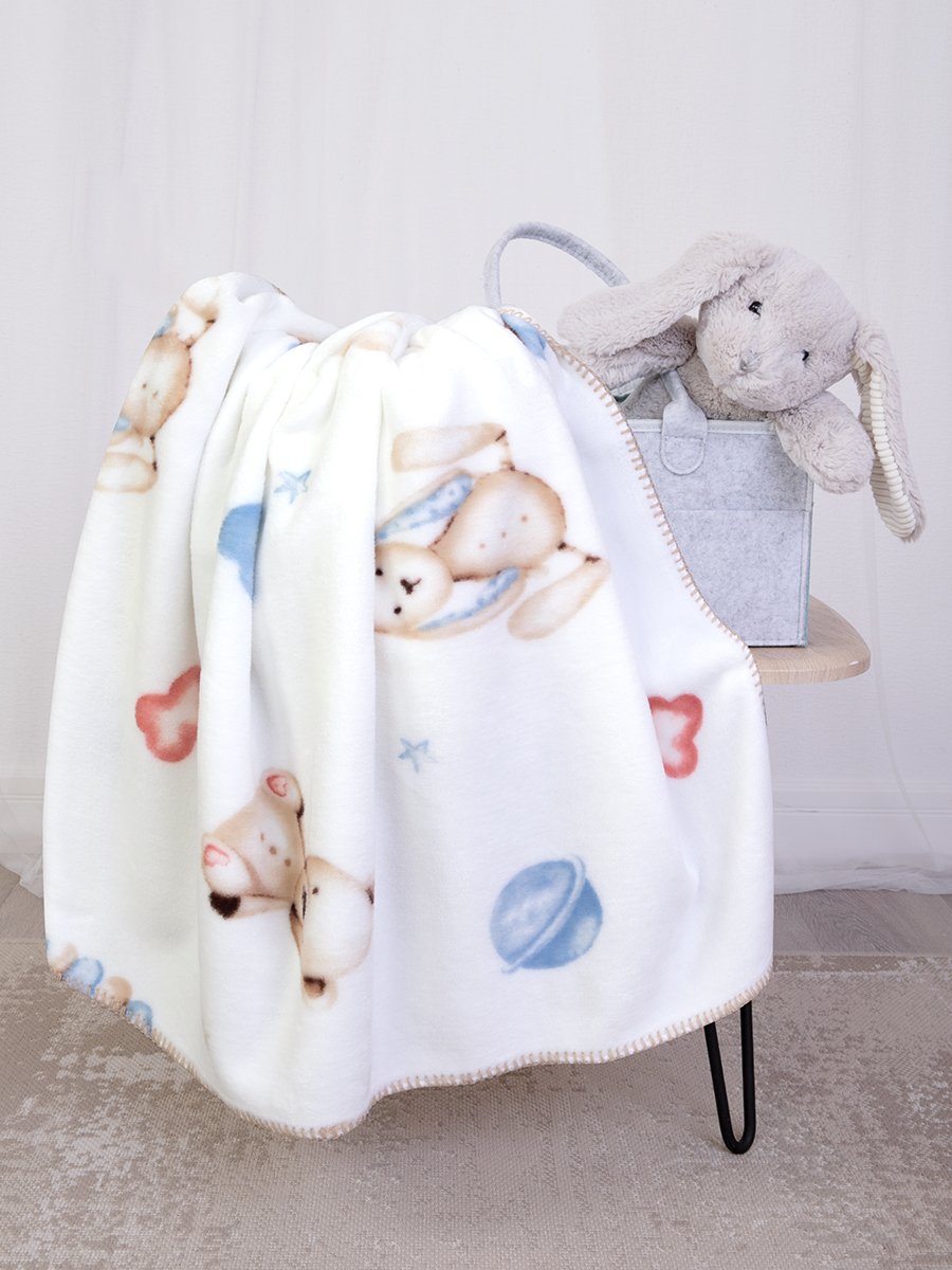 Плед Baby Nice Игрушки велсофт 100 x 140 см - фото 1