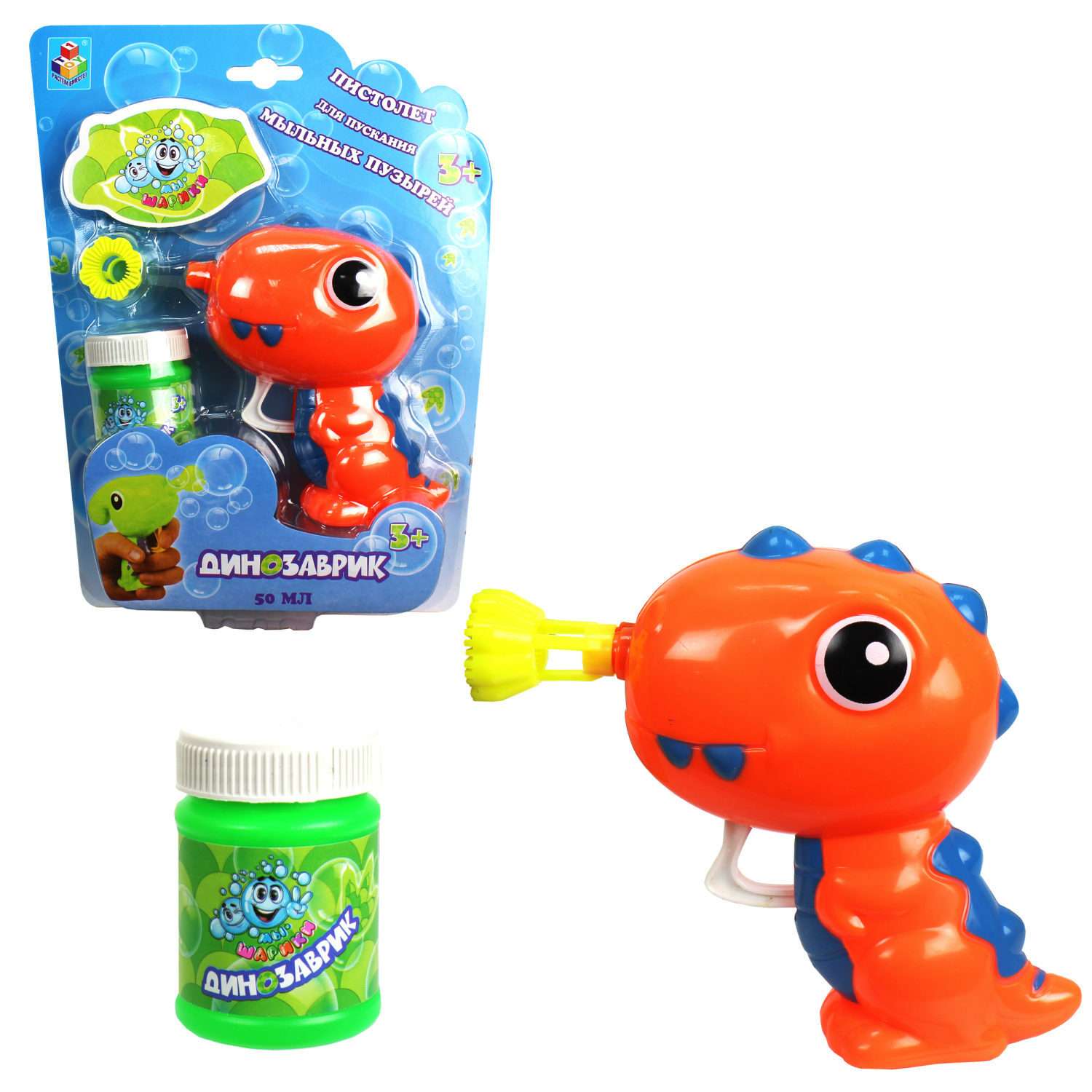 Пистолет для выдувания 1TOY в ассортименте - фото 2