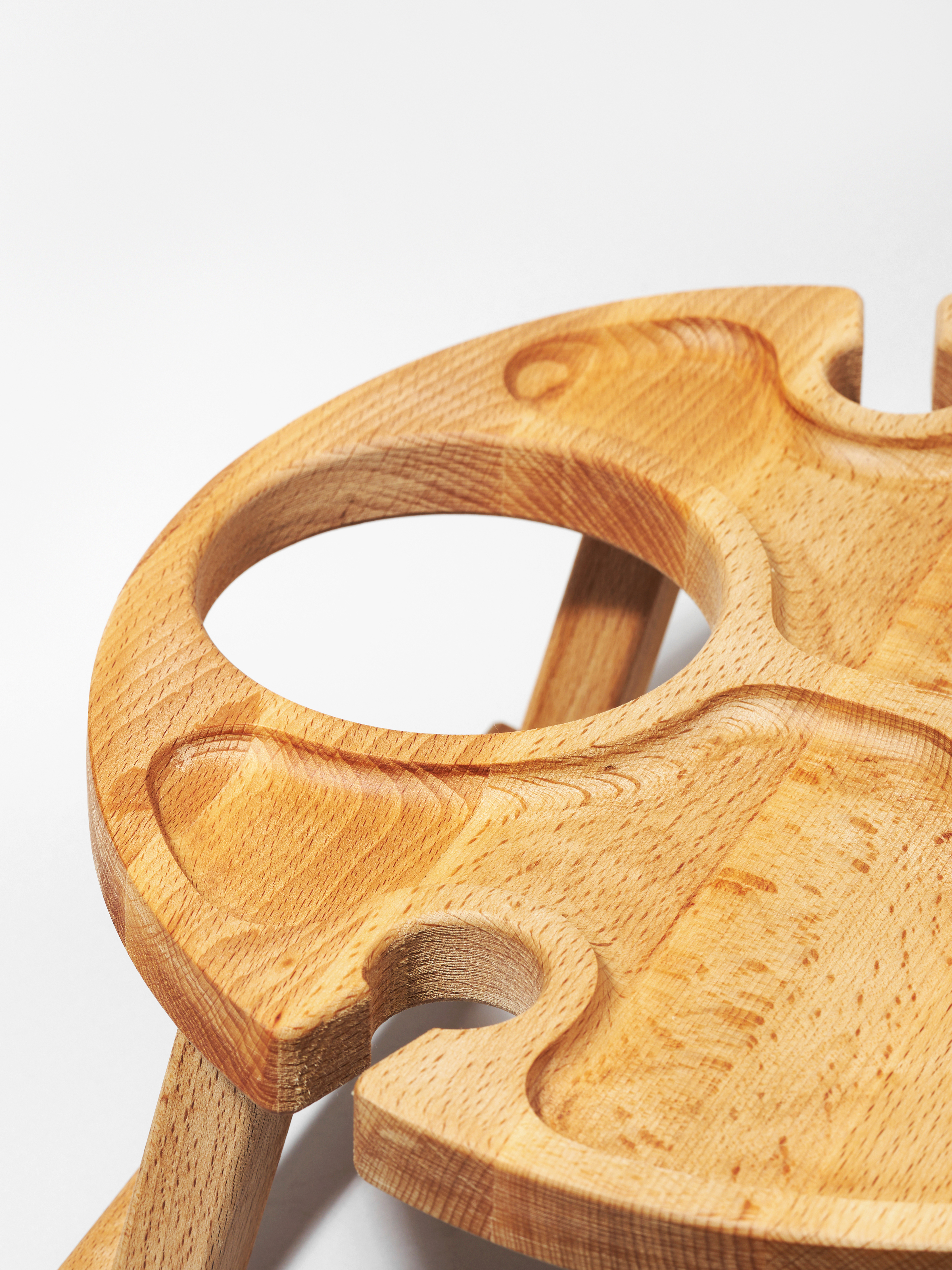 Винный столик Plates and More деревянный - фото 9