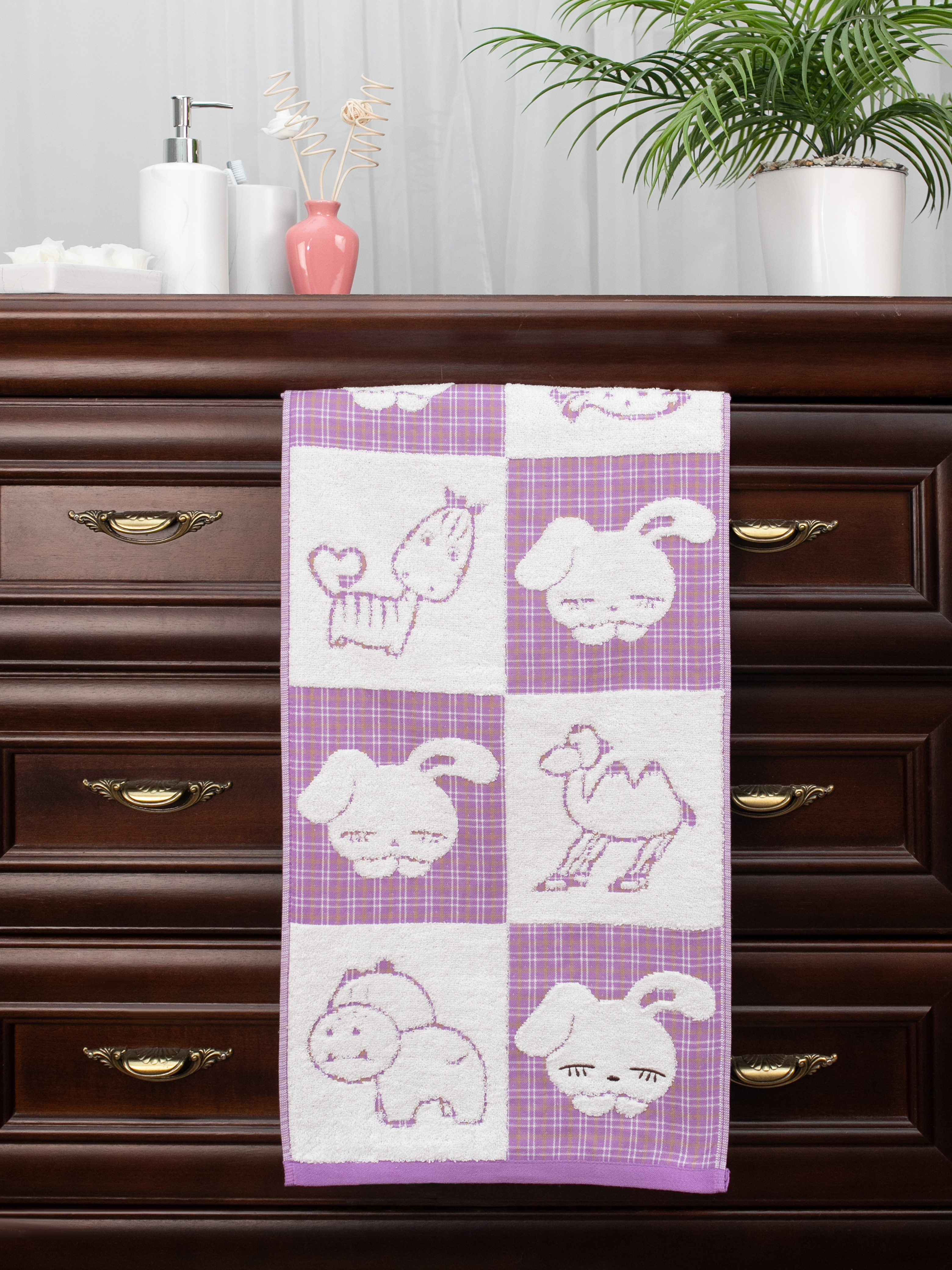 Полотенце Wellness ЗОО_1-75 Набор_2 34 x 76 см 2 шт. - фото 4