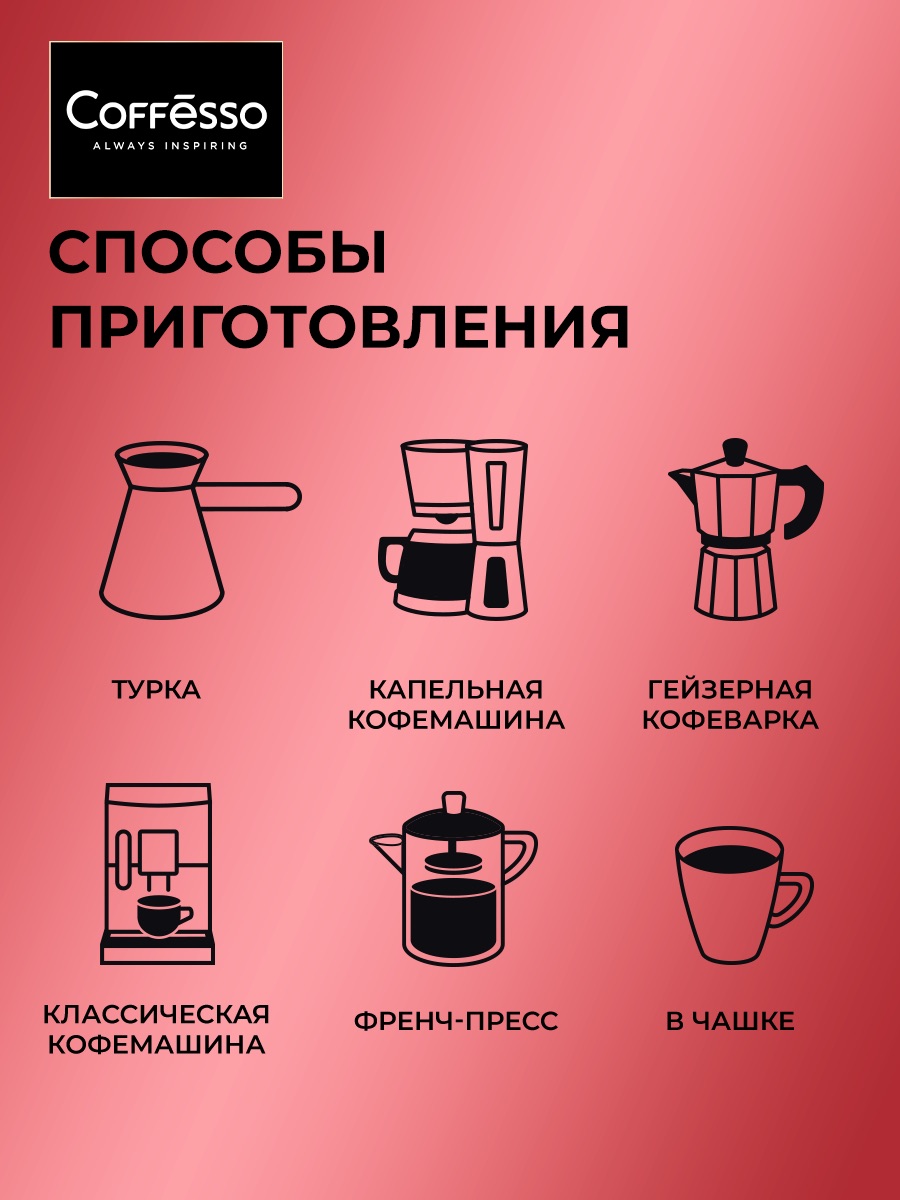 Кофе в зернах Coffesso Crema - фото 12