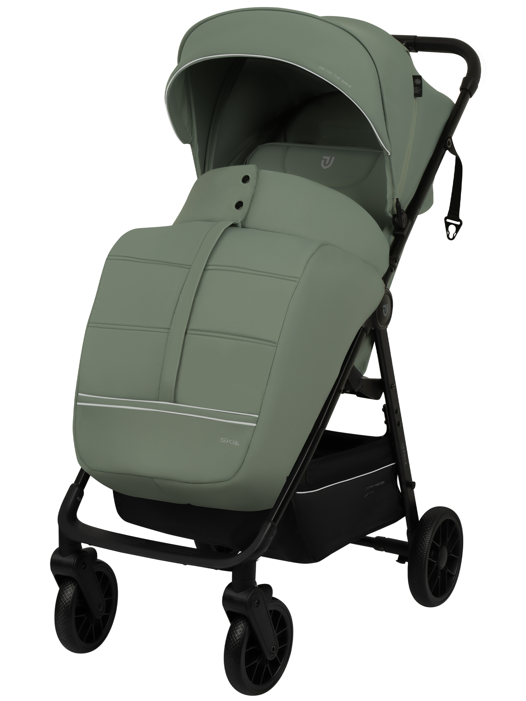 Коляска прогулочная JOVOLA Skill зеленый - фото 12