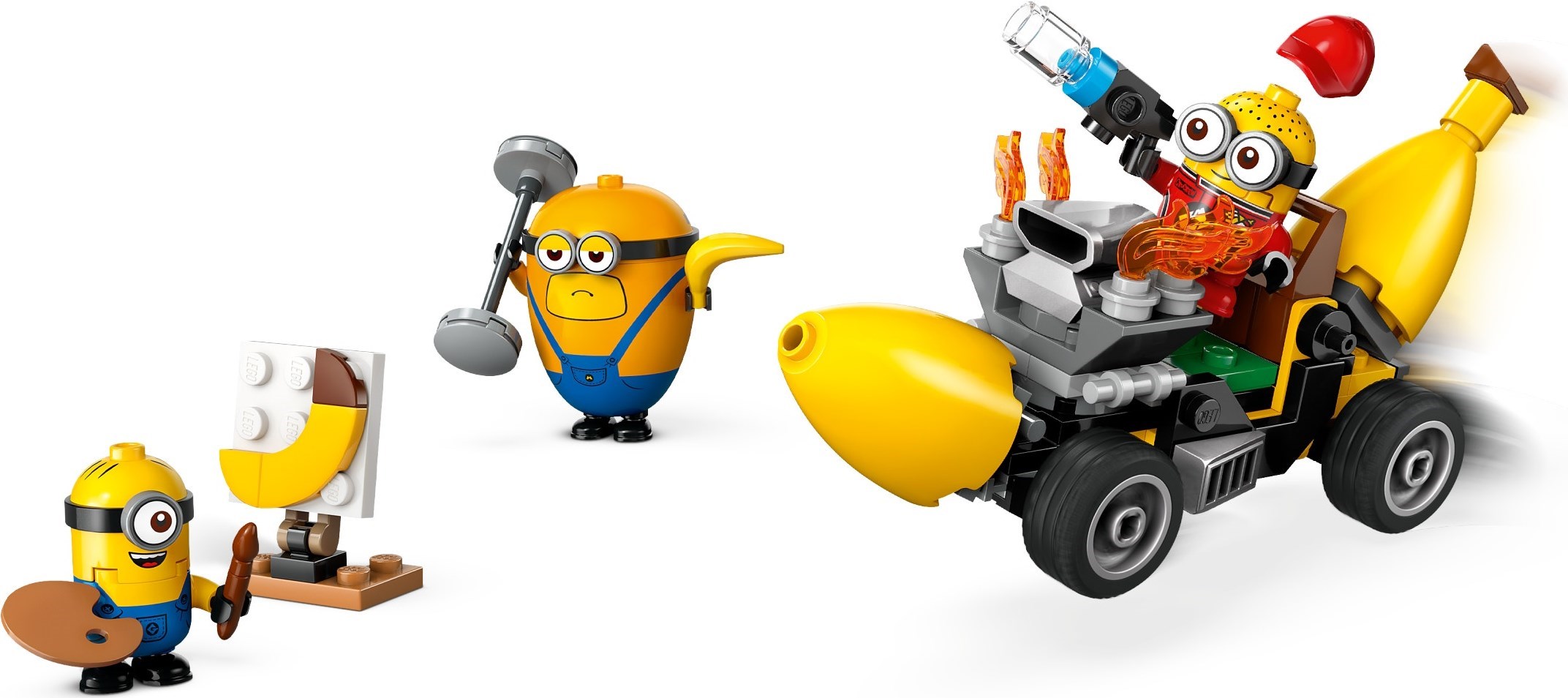 Изображение товара Конструктор LEGO Minions Миньоны и машина-банан 75580 2287 дет.