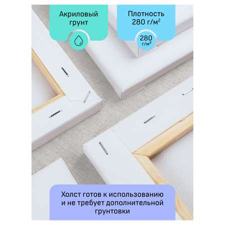 Набор холстов Гаммa на подрамнике 2 шт