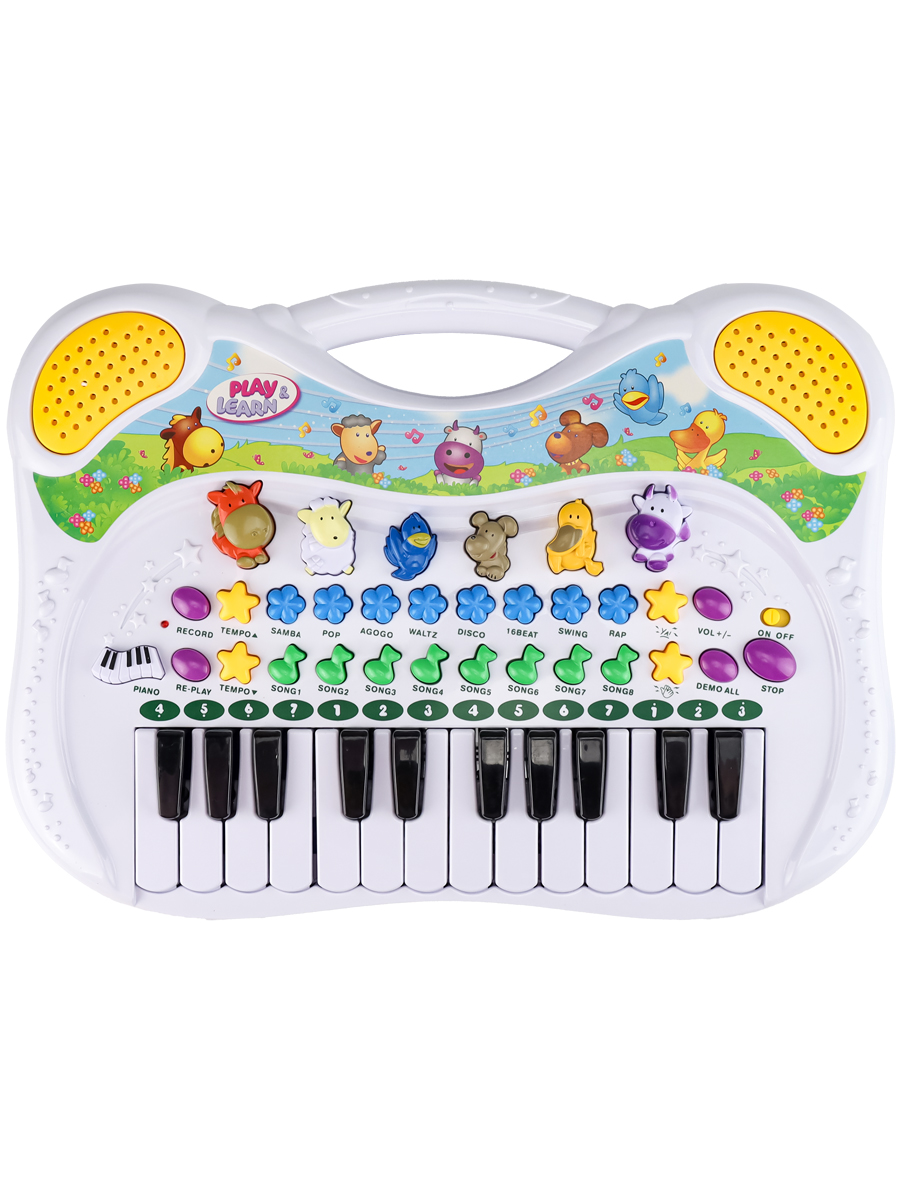 Игрушка музыкальная Рыжий кот пианино - фото 1