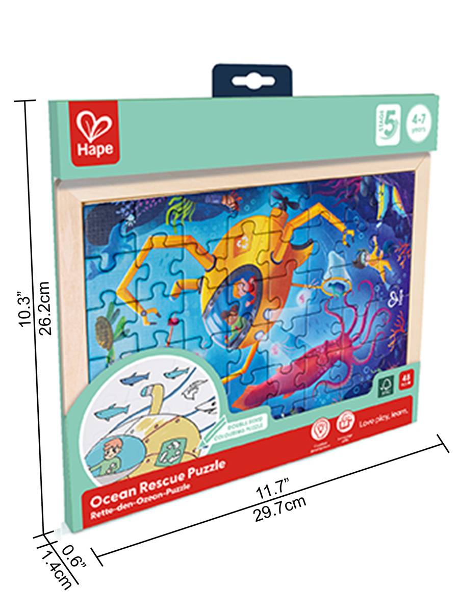 Пазл Hape классический - фото 4