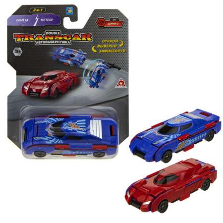 Автомобиль Transcar Double Автовывернушка красный