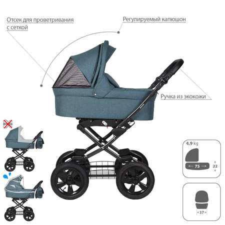 Коляска 2в1 Kitelli Inverno