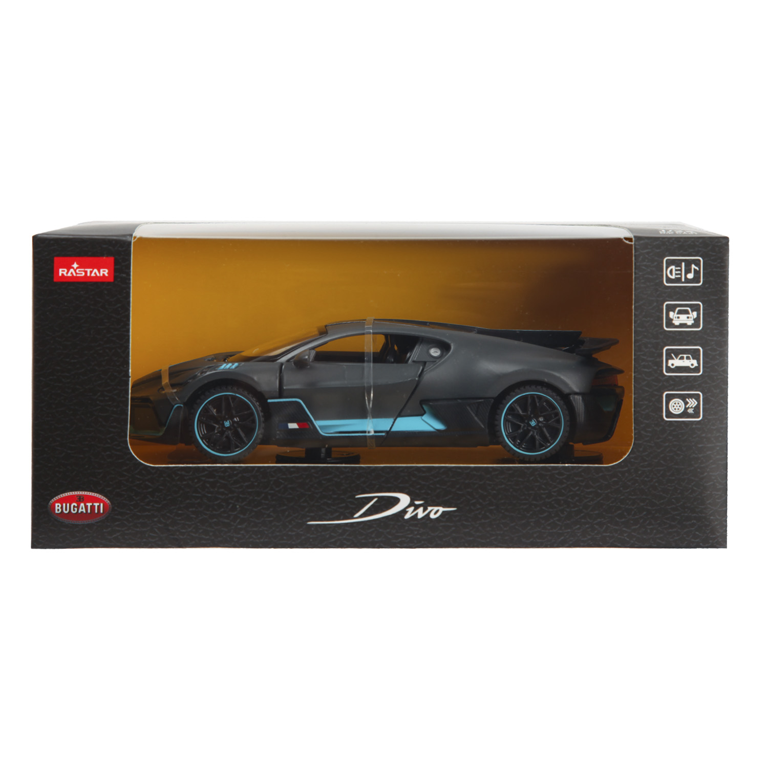 Автомобиль Rastar Bugatti Divo 1:32 64200 - фото 2