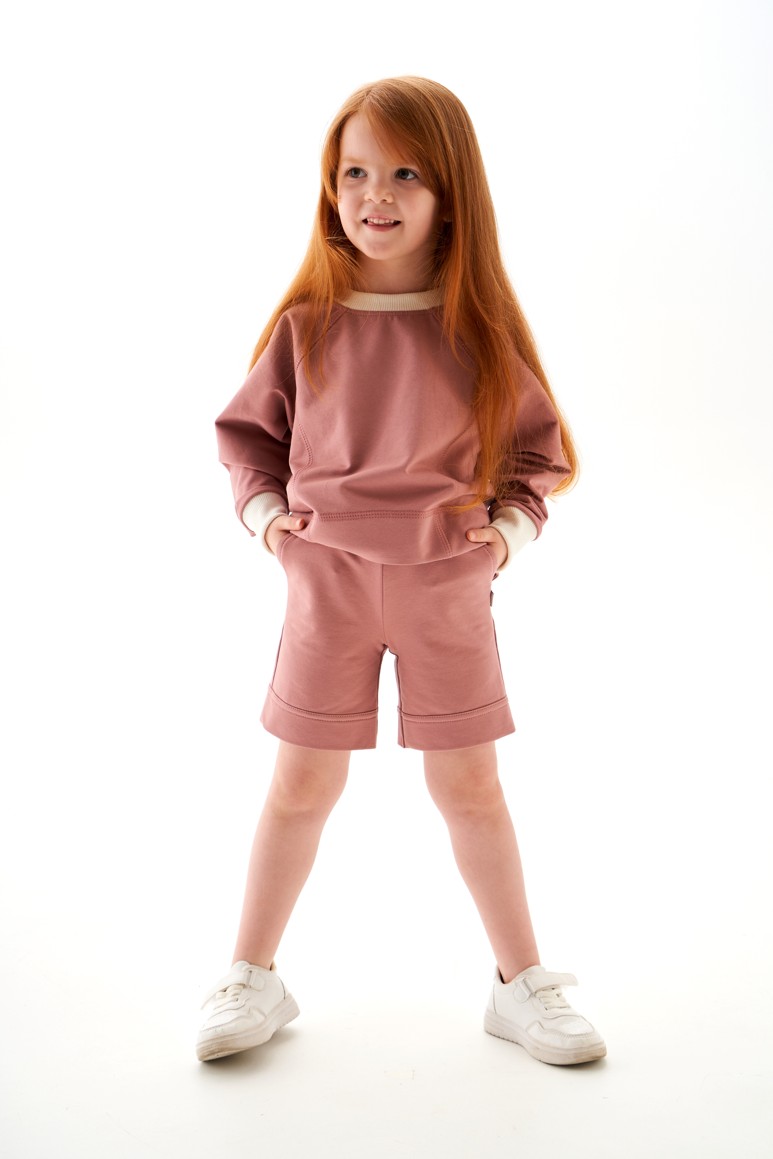 Шорты matematika 014SS2324Ub0338 pink - фото 1