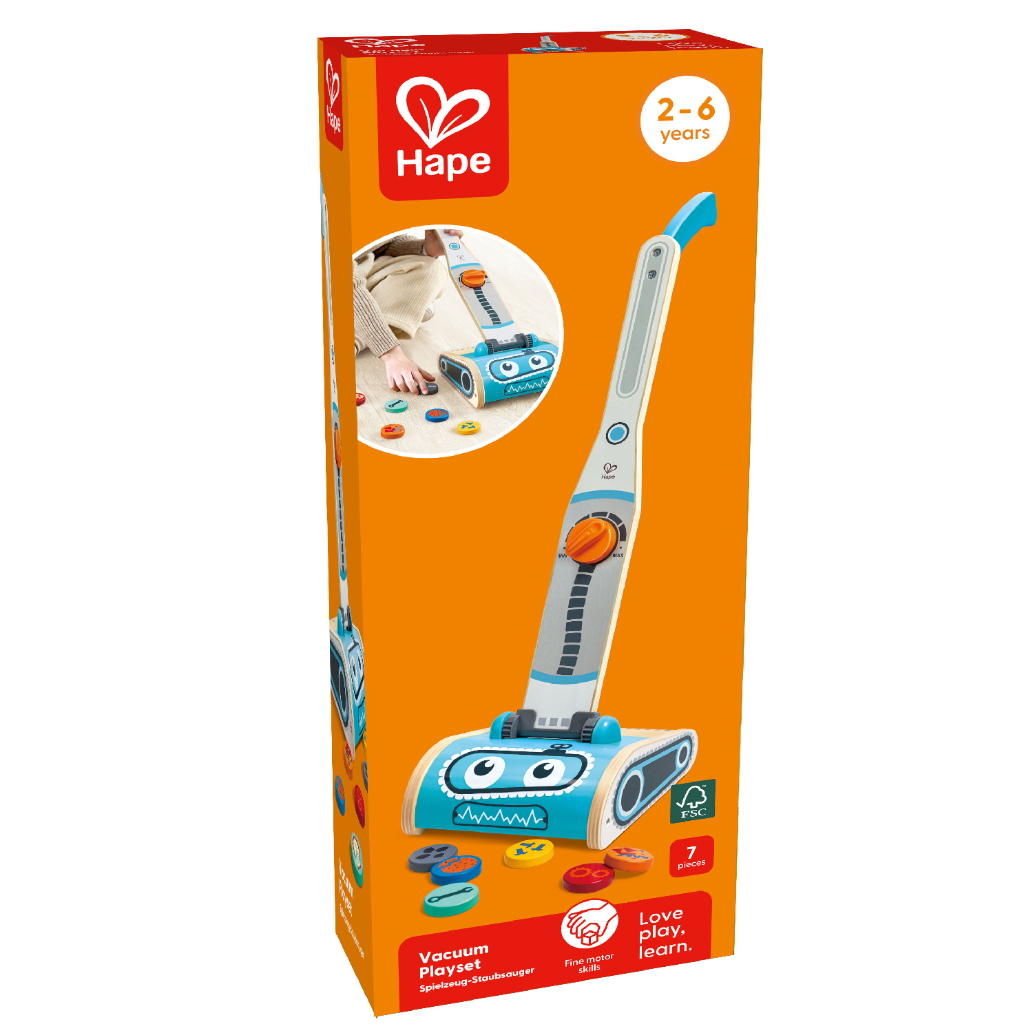 Игрушка Hape пылесос - фото 5