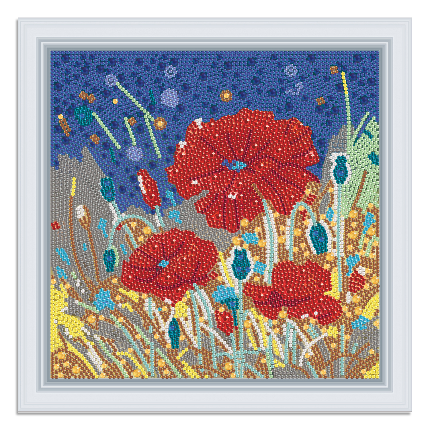 Алмазная мозаика ORIGAMI Маковое поле - фото 3