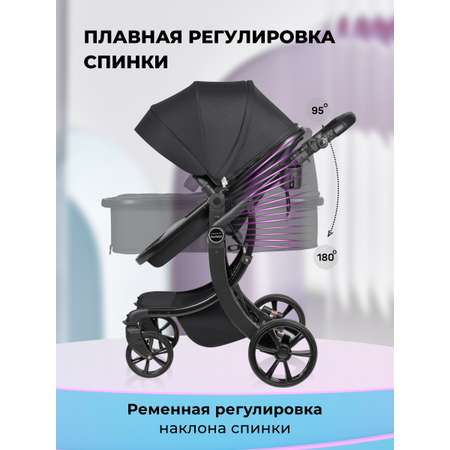 Коляска трансформер Aimile Original New Black черный