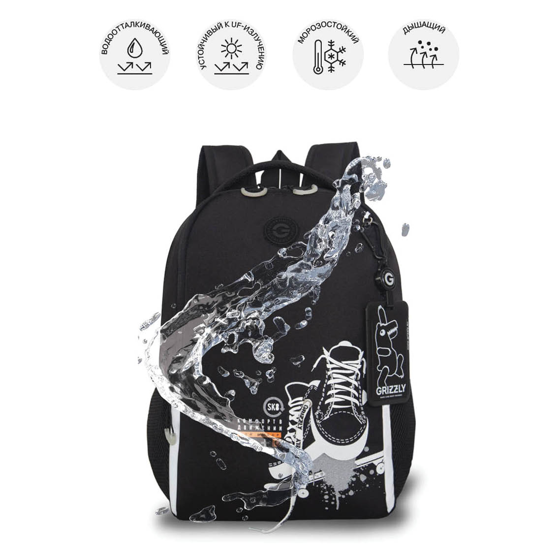 Рюкзак Grizzly для мальчика - фото 10