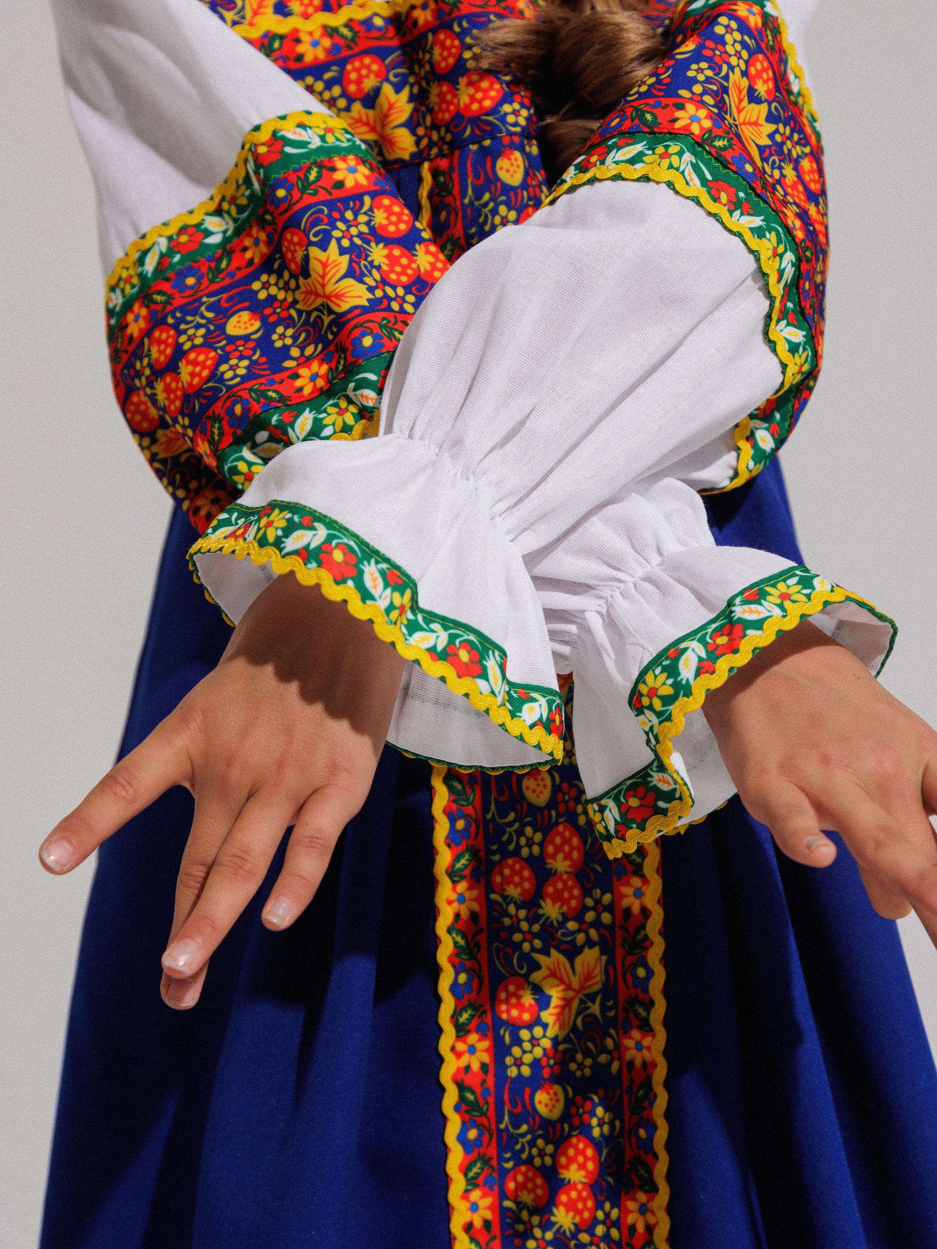 Костюм русский народный Gala-Вальс С/Машенька/синий - фото 5