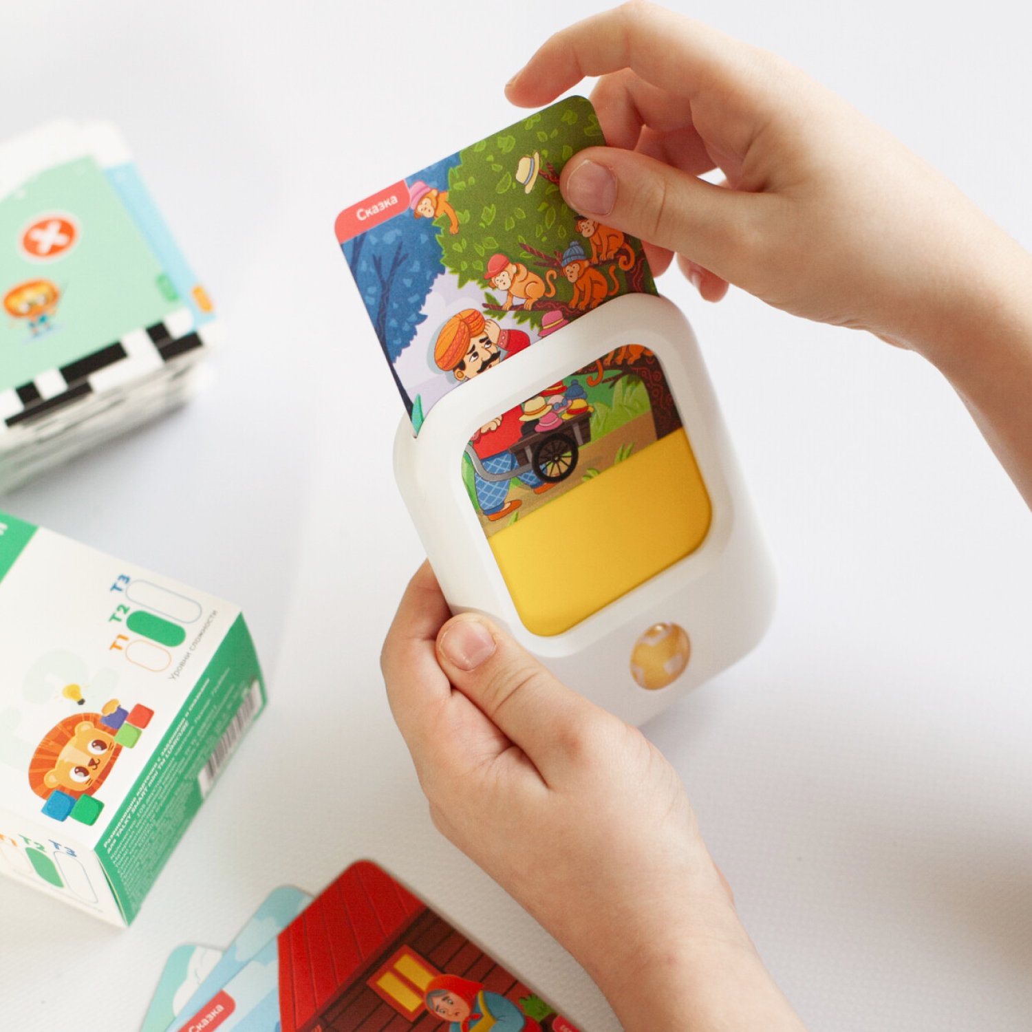 Обучающий планшет LUMICUBE Talky Smart mini ментоловый - фото 7