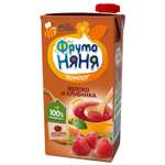 Компот ФрутоНяня из яблок и клубники 0,5 л