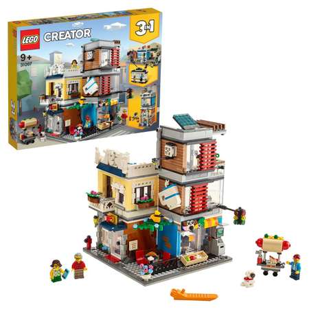 Конструктор LEGO Creator Зоомагазин и кафе блочный