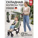 Коляска прогулочная QPLAY Т18 хаки