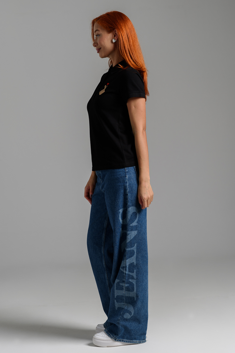 Футболка Натали Суслова 8524 черный+рука с сердцем - фото 4