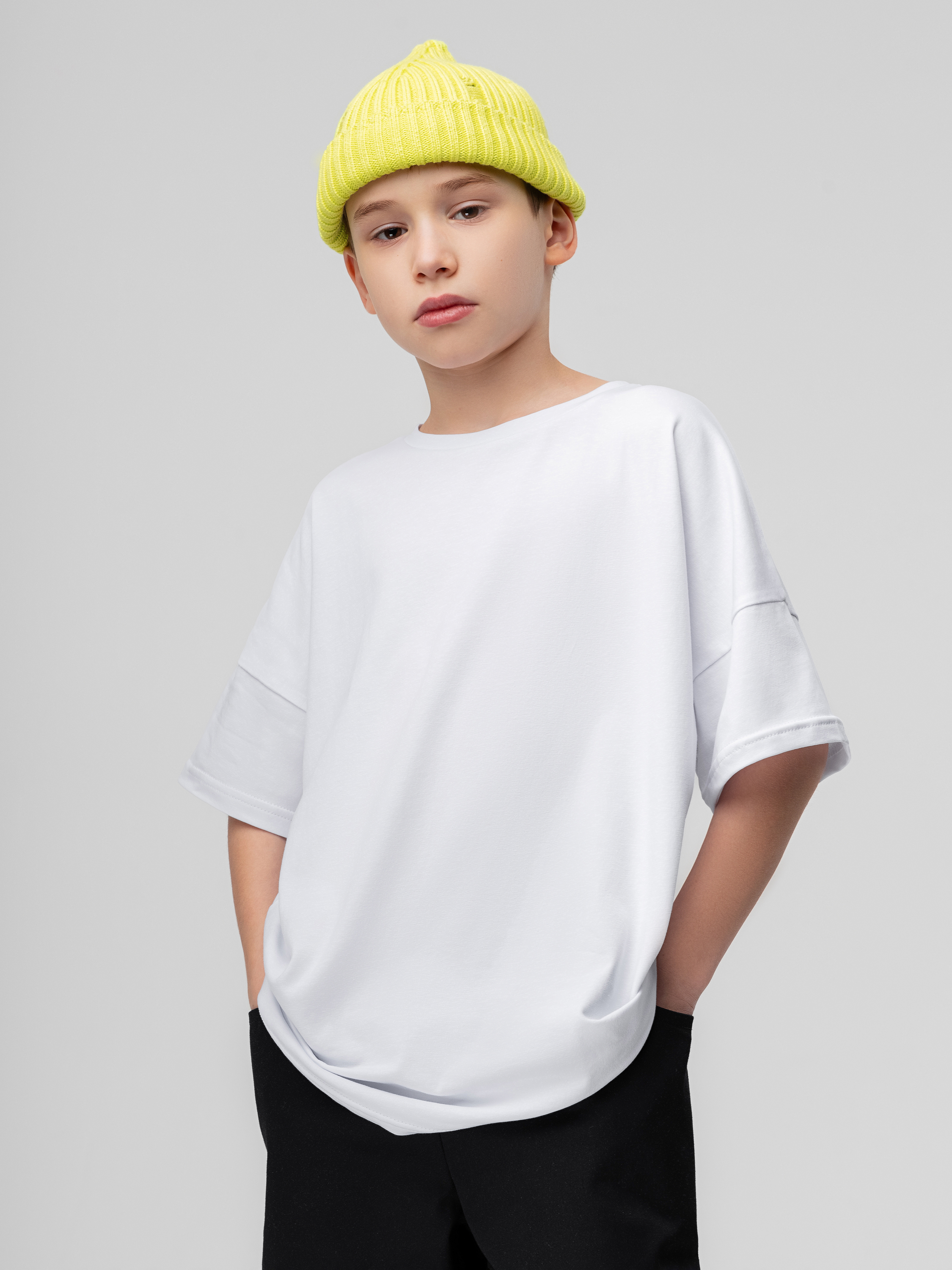 Футболка Bodo 4-435MU_белый (салатовый) - фото 2