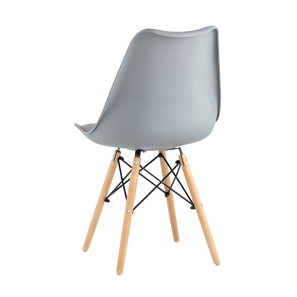 Стул Stool Group для кухни DSW EAMES Soft Freames серый - фото 3