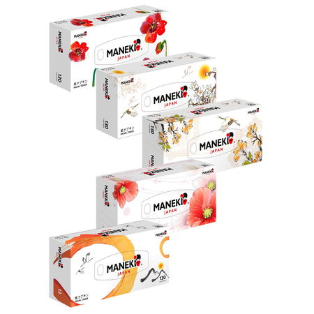 Бумажные салфетки Maneki 5 упак. 130 шт.