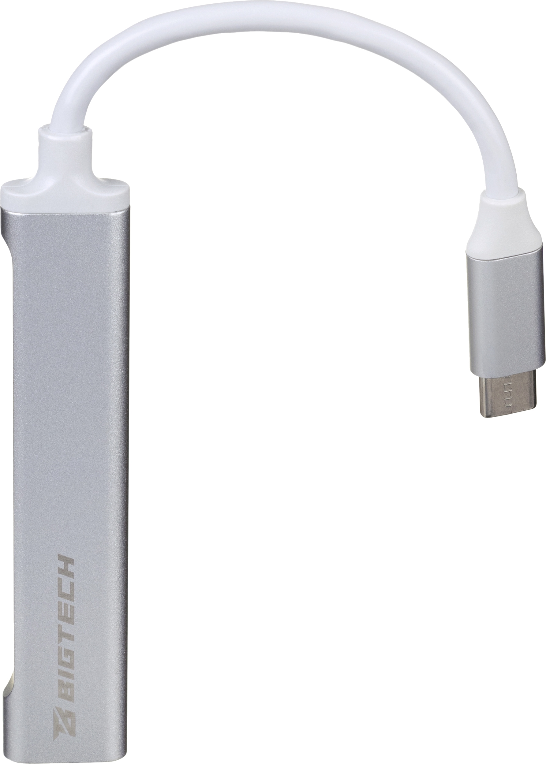 Разветвитель USB HS001 USB3.0x1/USB 2.0x3/серебристый - фото 12