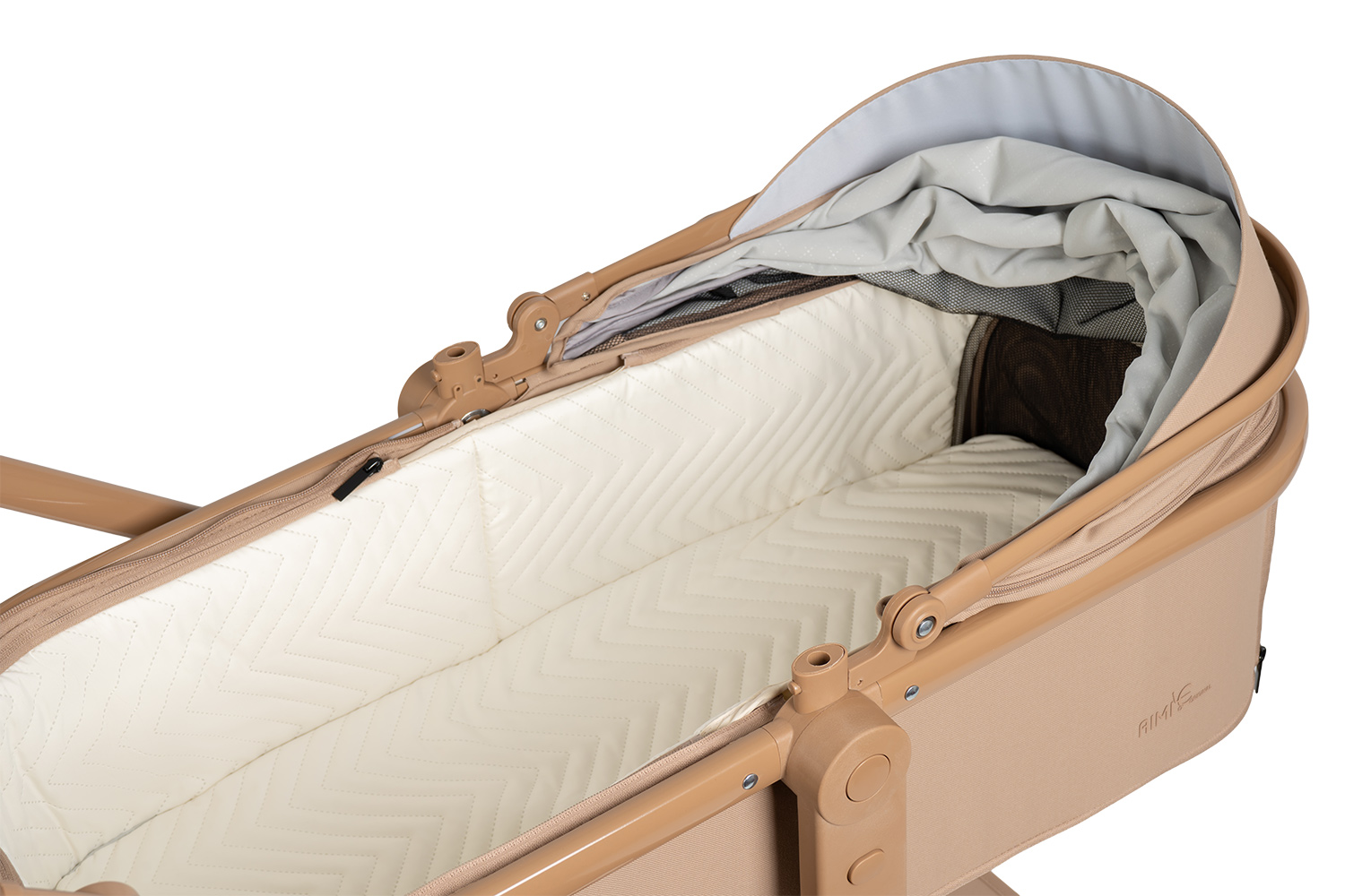 Коляска трансформер Aimile Авантюрист / Adventurer бежевый - фото 7
