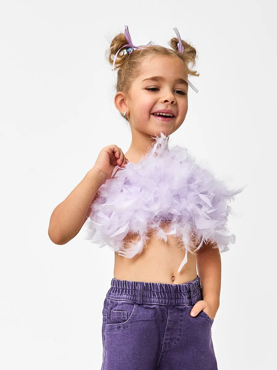 Джинсы RuStyle ДД-джинD6735-фиол - фото 5