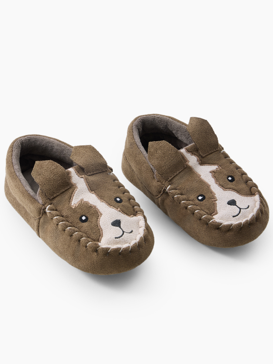 Тапочки Happy Baby 86643_коричневый - фото 1