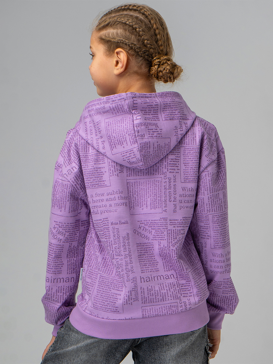 Худи BONITO KIDS SS6073сиреневый - фото 5
