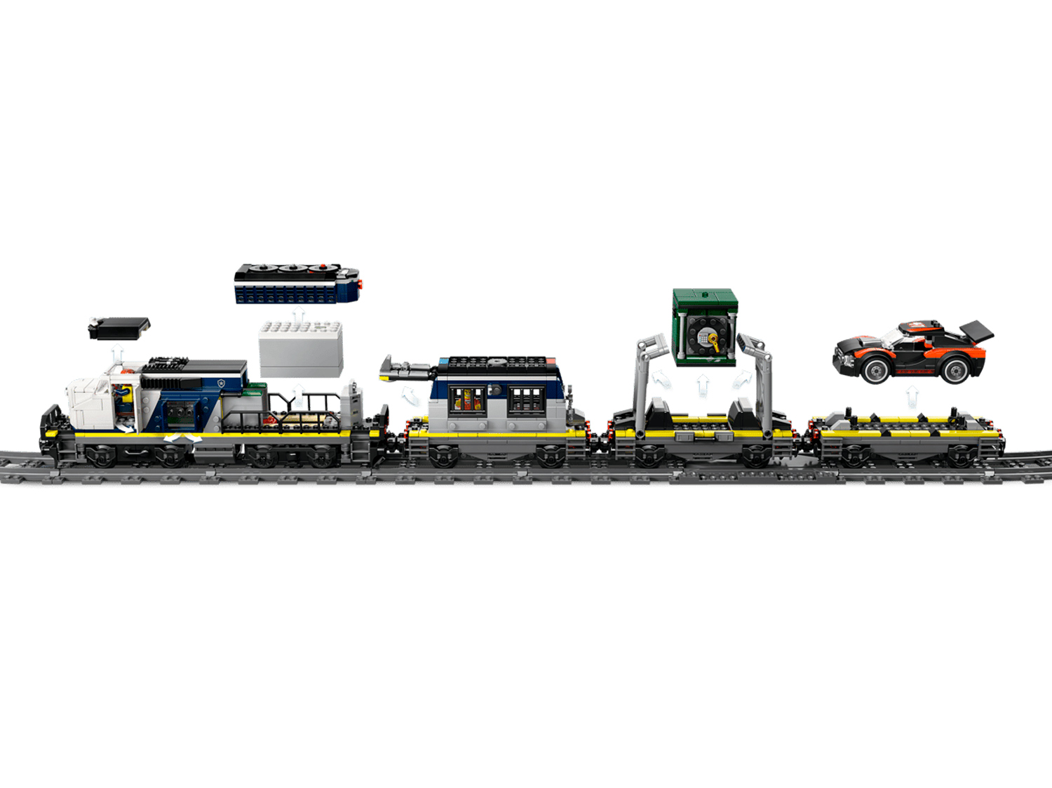 Конструктор LEGO City Ограбление полицейского поезда 1313 дет. - фото 10