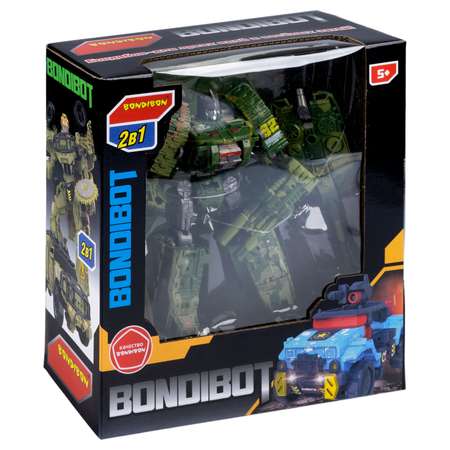 Фигурка Bondibon трансформер Робот Танк 2в1