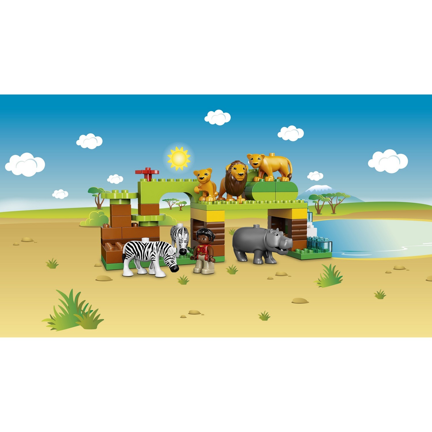 Конструктор LEGO DUPLO Вокруг света блочный - фото 8