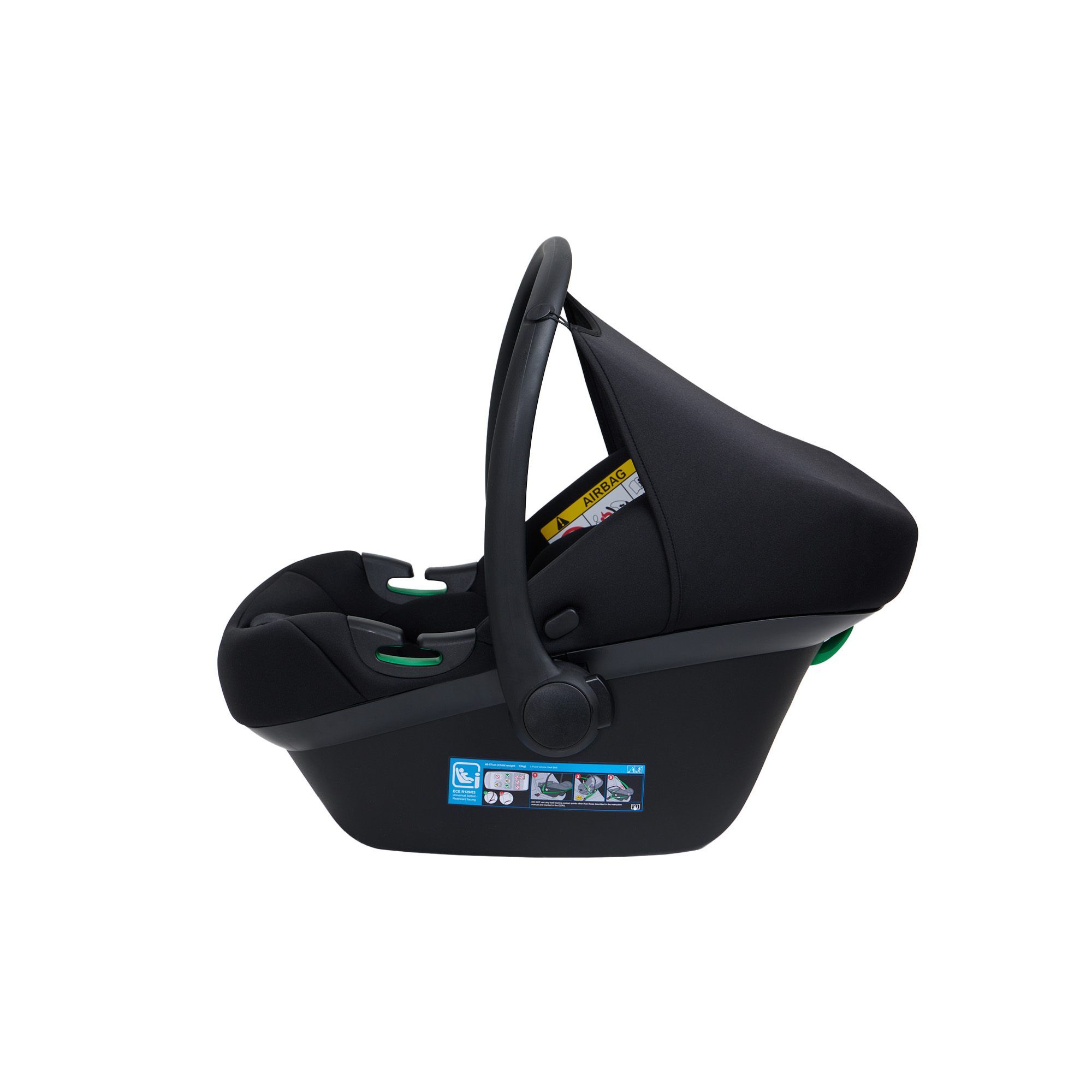 Коляска 3в1 Sweet Baby Elegante Chrome Black черный - фото 76