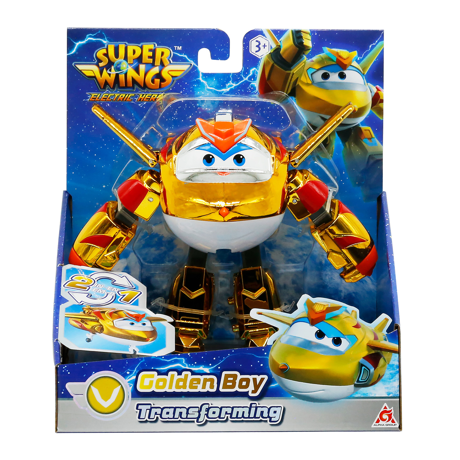 Фигурка Super Wings Голден Бой - фото 5