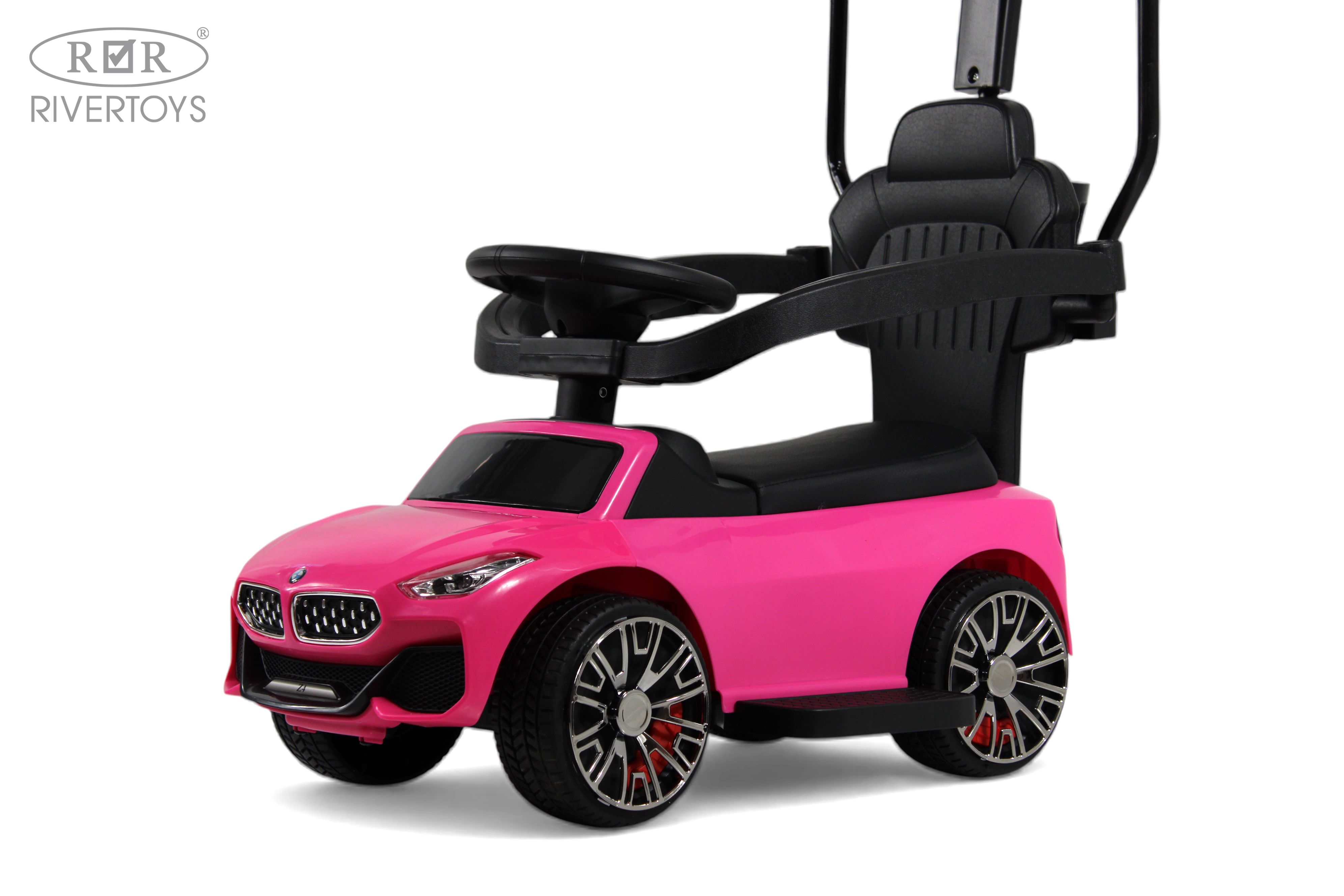 Каталка RIVERTOYS Z005ZZ-BP-PINK розовый - фото 9