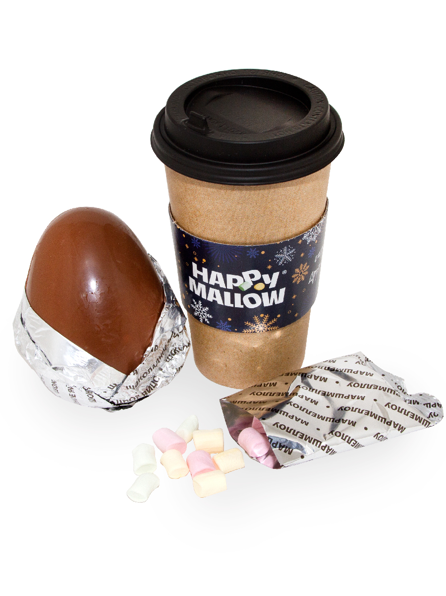 Новогоднее яйцо с маршмеллоу Сладкая сказка HAPPY MALLOW 70г - фото 5