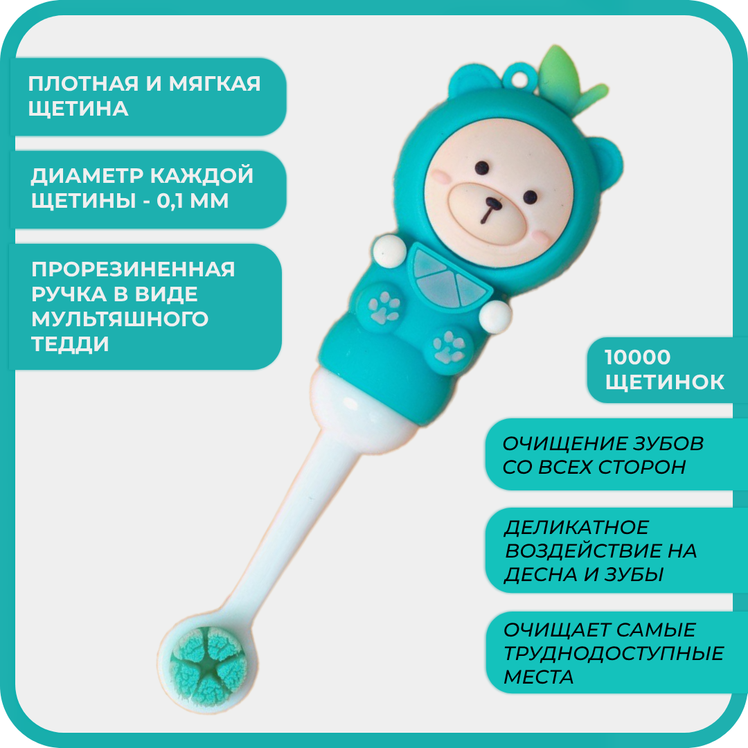 Зубная щетка классическая Чистый Зуб от 0 лет 1 шт. - фото 4