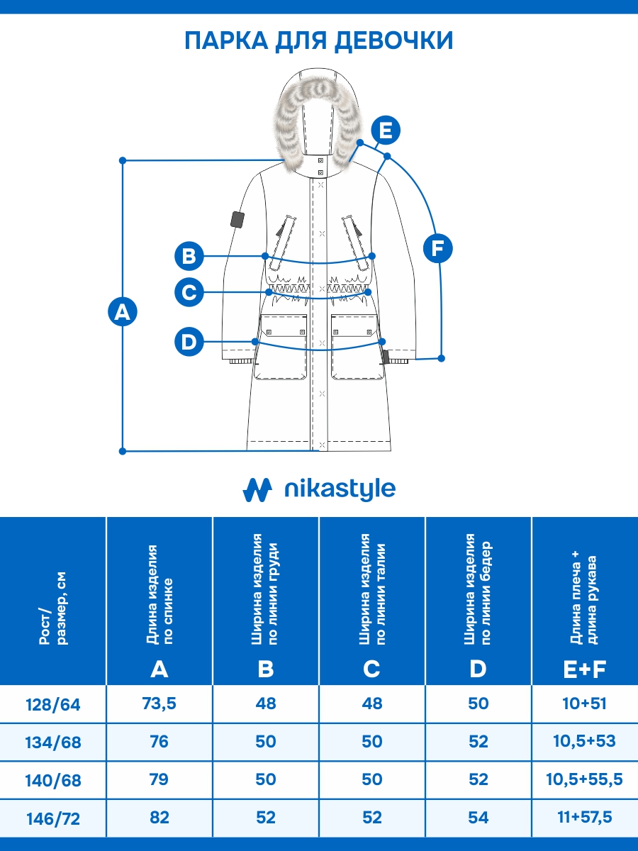 Парка NIKASTYLE 5з8025 какао - фото 2