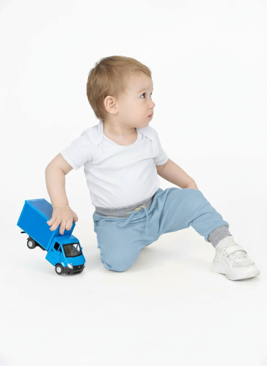 Штанишки Утенок 457г/1 джинс - фото 1